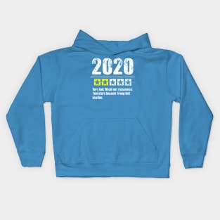 Vintage Bad Year Review Kids Hoodie